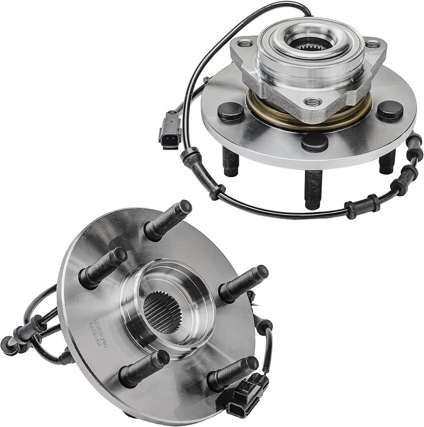 Front Wheel Hub and Bearings - 515073 x2