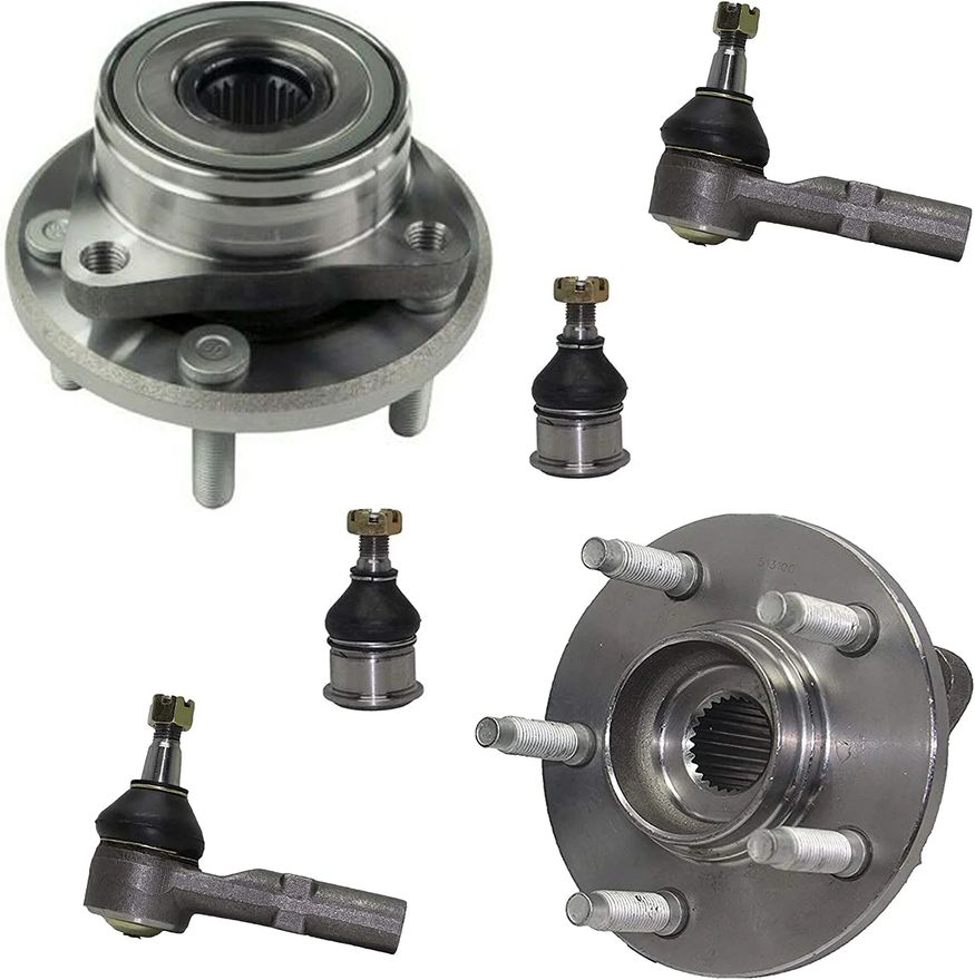 Main Image - Front Wheel Hub and Bearings