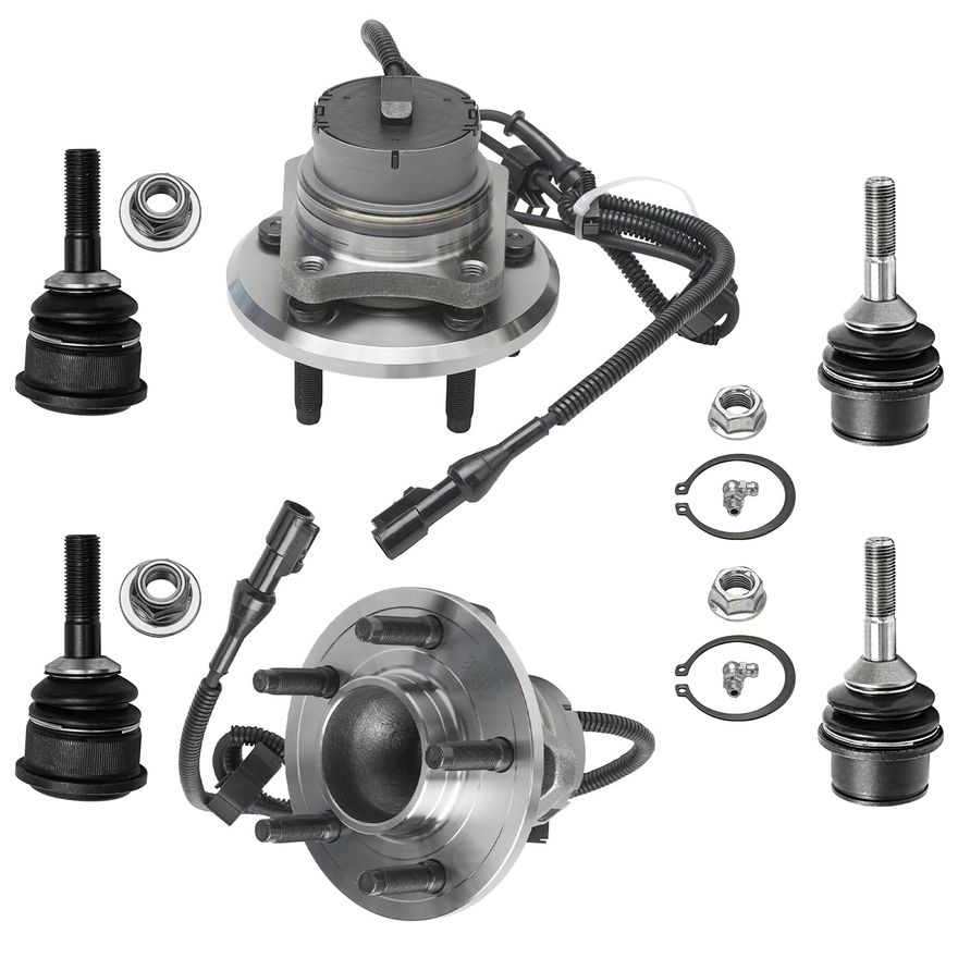 Main Image - Front Wheel Hub and Bearings