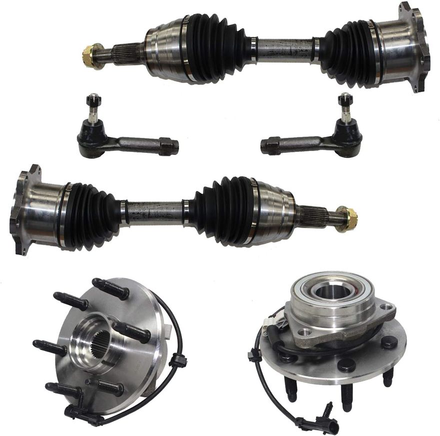 Main Image - Front CV Axles Wheel Hubs