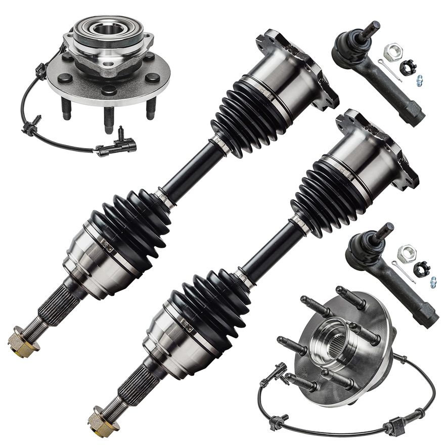 Main Image - Front CV Axles Wheel Hubs Kit