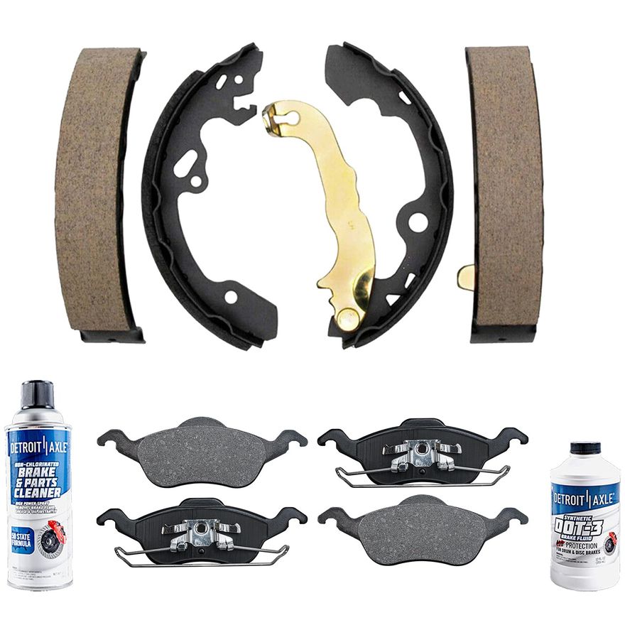 Main Image - Front Brake Pads Rear Shoes