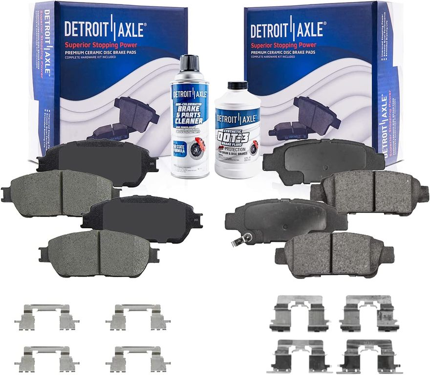 Main Image - Front & Rear Ceramic Brake Pads