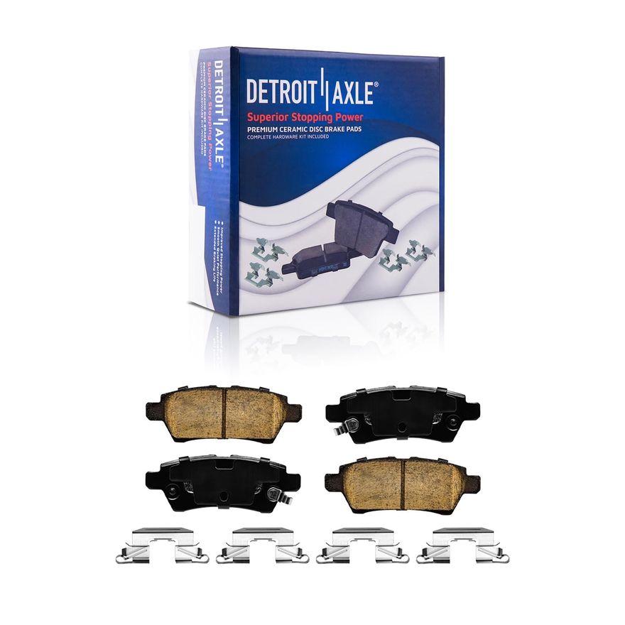 Rear Ceramic Brake Pad - P-1101 x2