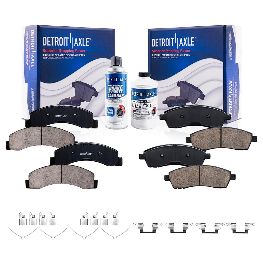 Main Image - Front & Rear Ceramic Brake Pads