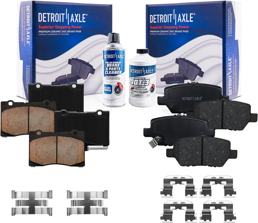 Main Image - Front Rear Ceramic Brake Pads