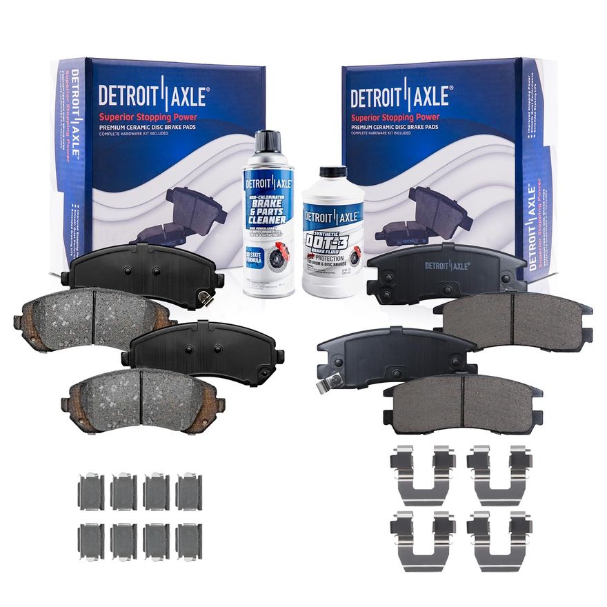 Main Image - Front & Rear Ceramic Brake Pads