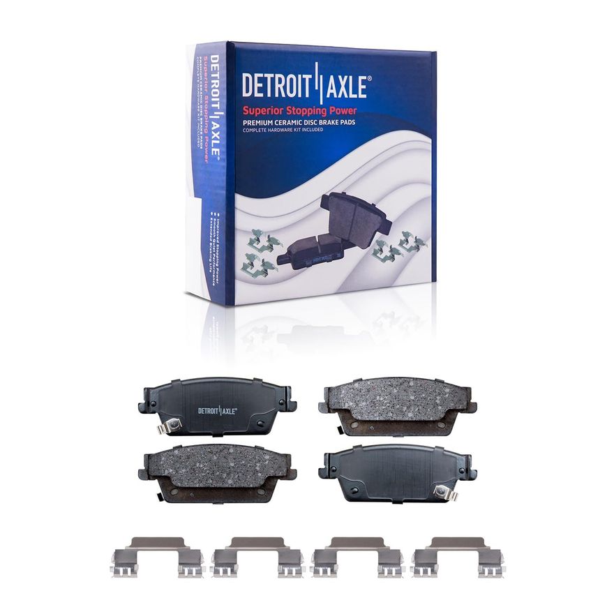 Rear Ceramic Brake Pad - P-1020 x2