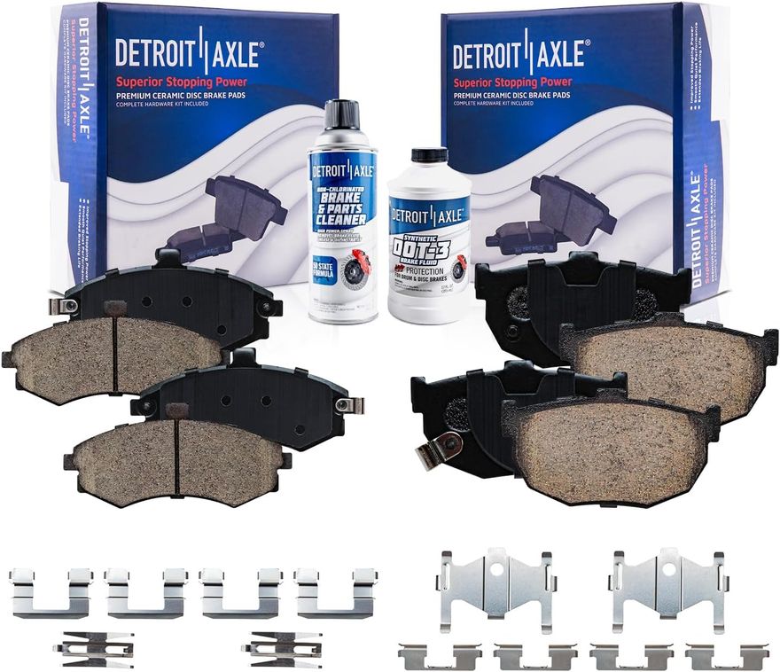 Main Image - Front Rear Ceramic Brake Pads