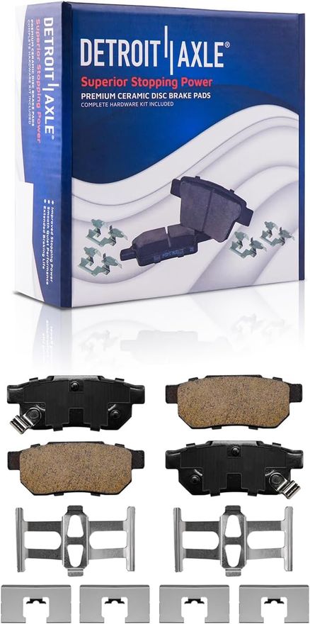 Rear Ceramic Brake Pad - P-374 x2