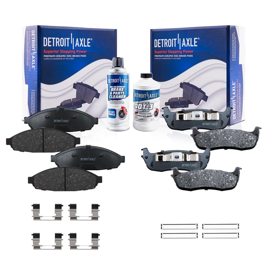 Main Image - Front & Rear Ceramic Brake Pads