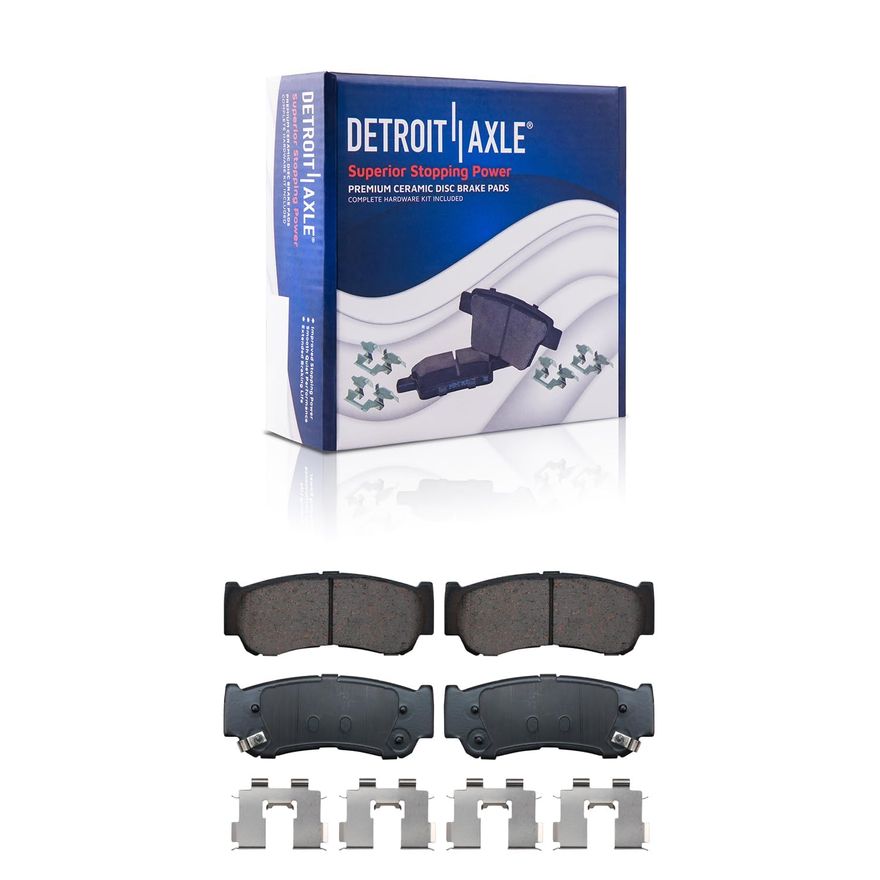 Rear Ceramic Brake Pad - P-1297 x2