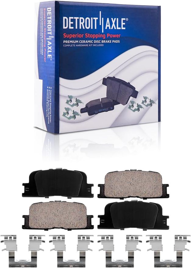 Rear Ceramic Brake Pad - P-885 x2