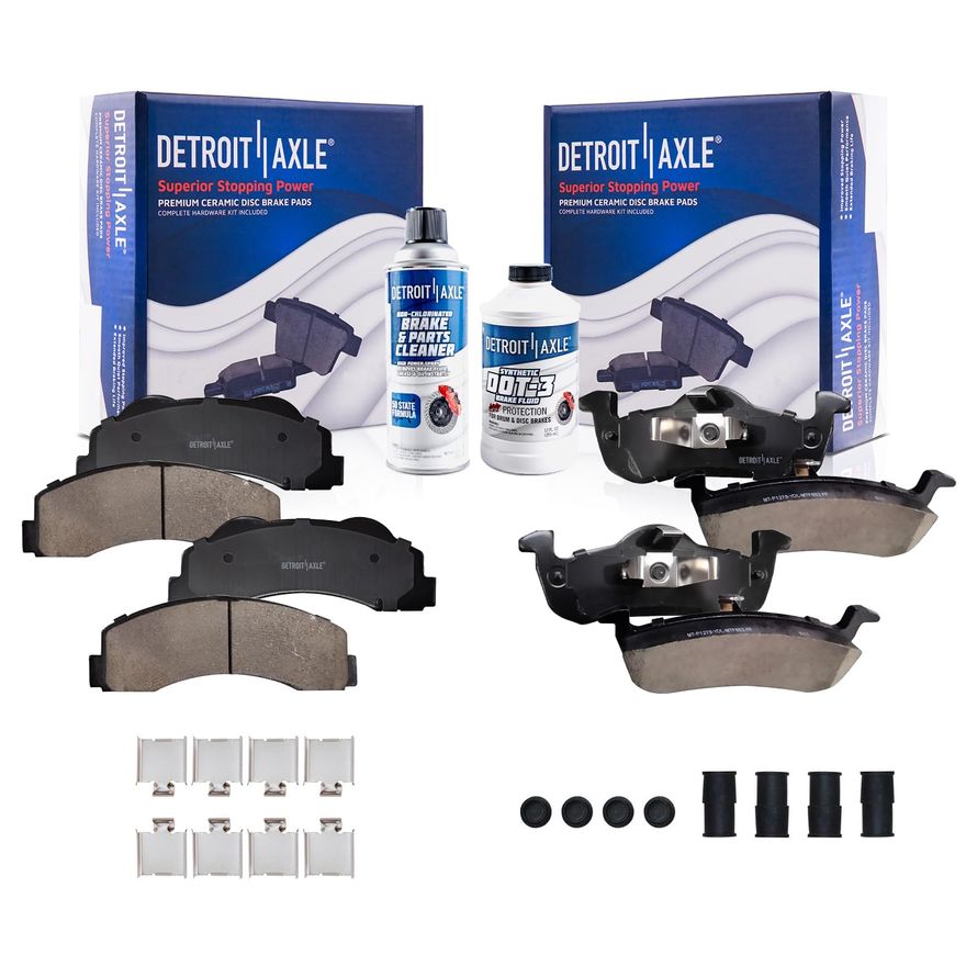 Main Image - Front & Rear Ceramic Brake Pads