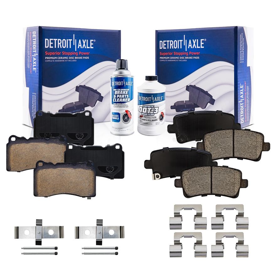 Main Image - Front & Rear Ceramic Brake Pads