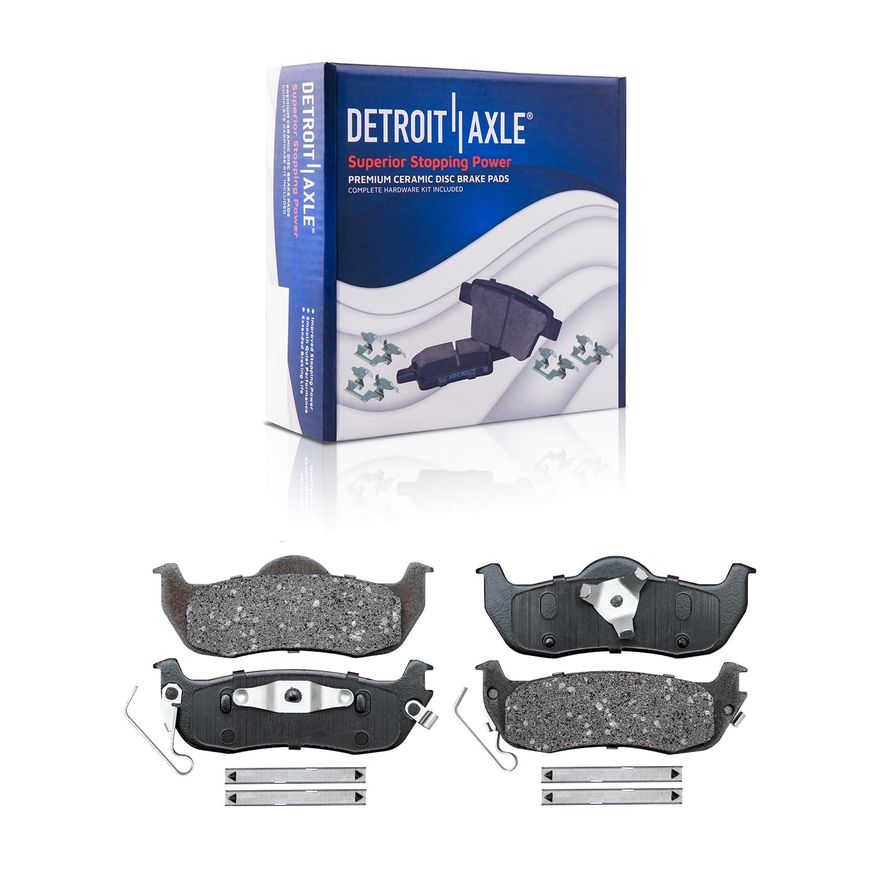 Rear Ceramic Brake Pad - P-1041 x2