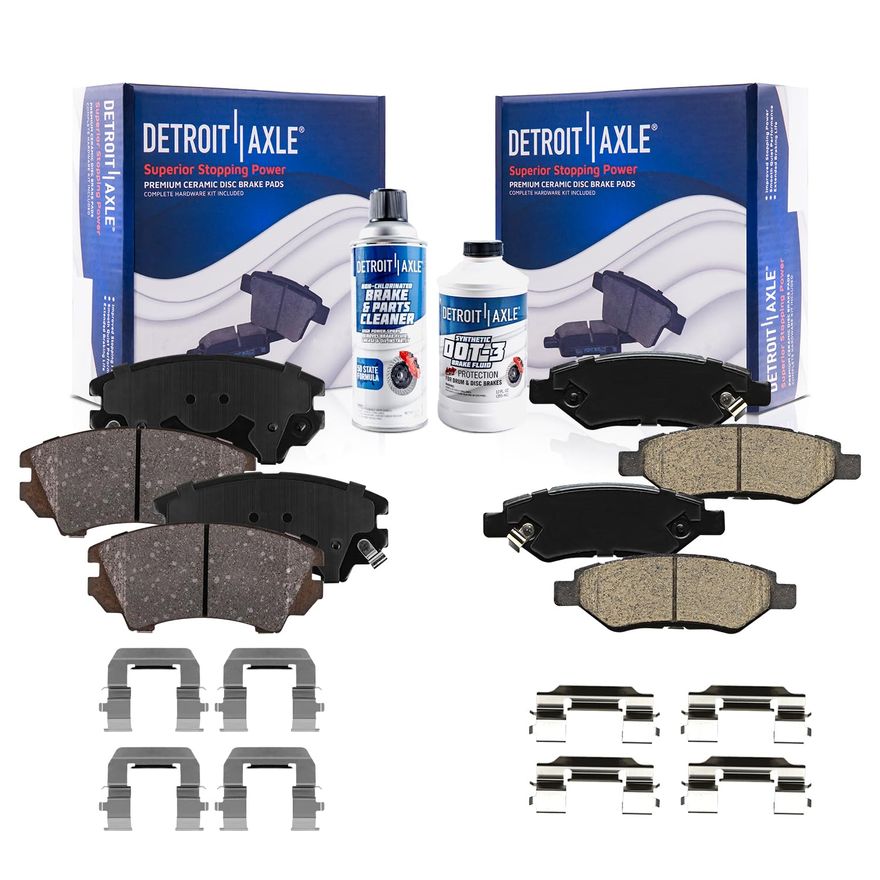 Main Image - Front & Rear Ceramic Brake Pads