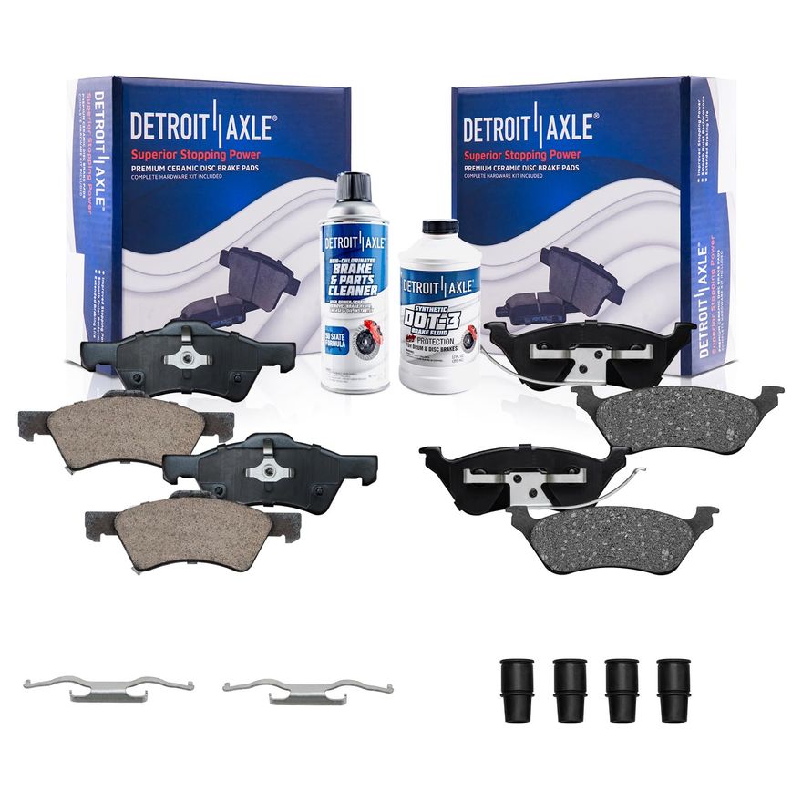 Main Image - Front Rear Ceramic Brake Pads