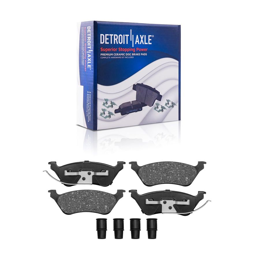 Rear Ceramic Brake Pad - P-858 x2