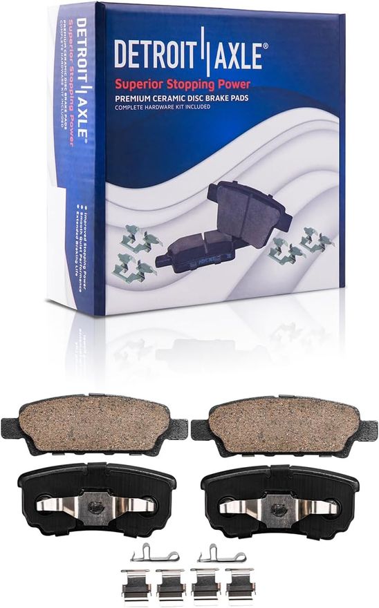 Rear Ceramic Brake Pad - P-1037 x2