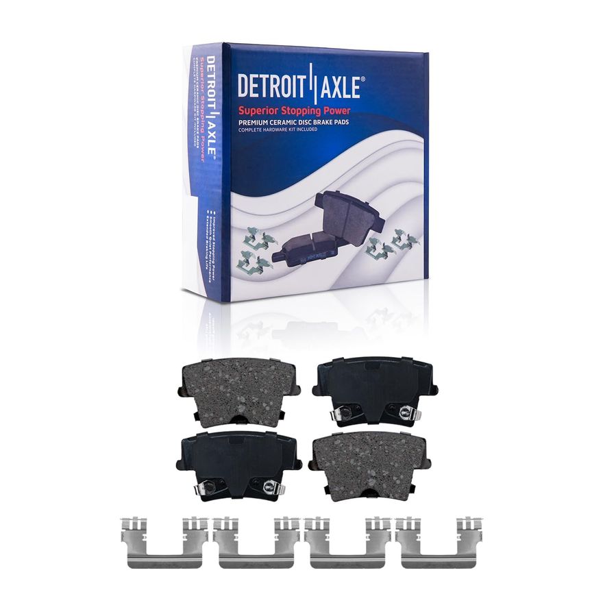 Rear Ceramic Brake Pad - P-1057 x2