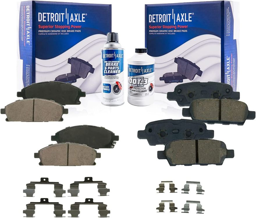 Nissan x trail brake hot sale pads