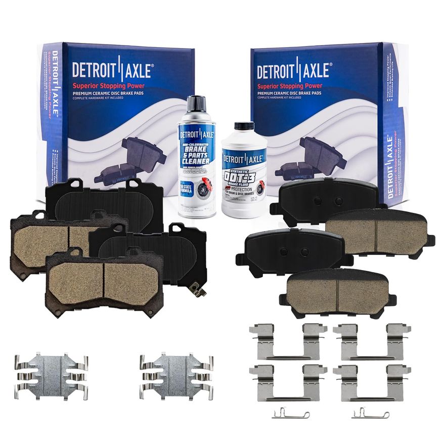 Main Image - Front Rear Ceramic Brake Pads