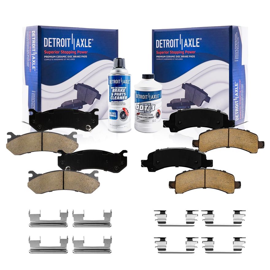 Main Image - Front & Rear Ceramic Brake Pads