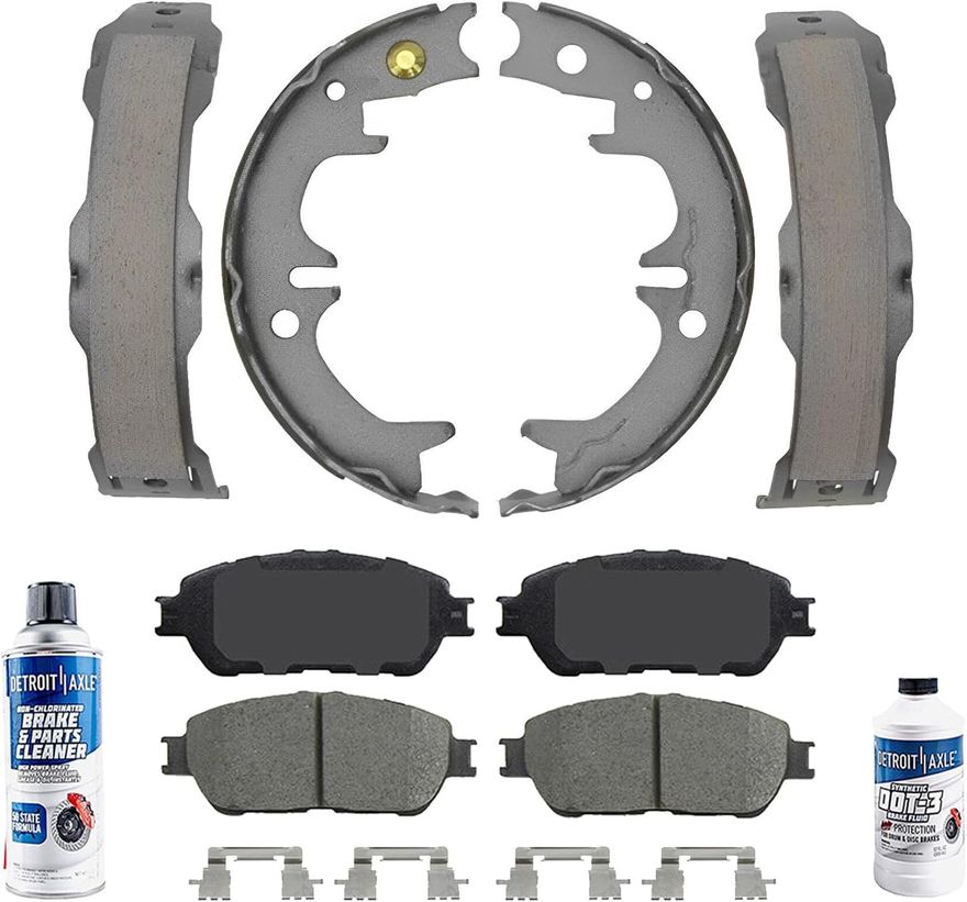 Main Image - Front Brake Pads Rear Shoes