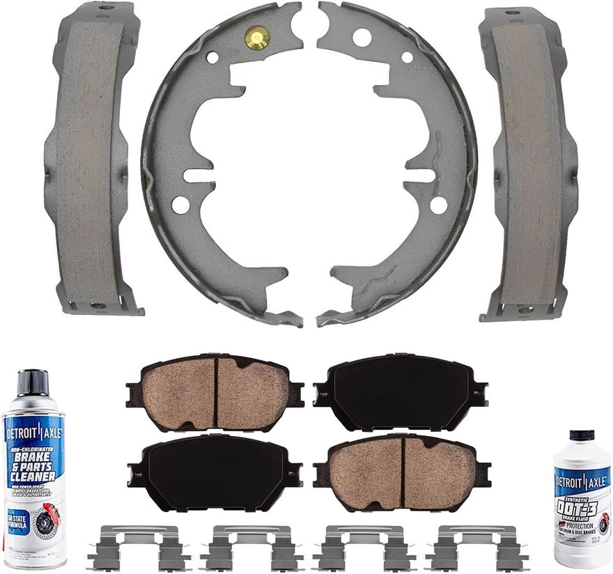 Main Image - Front Brake Pads Rear Shoes