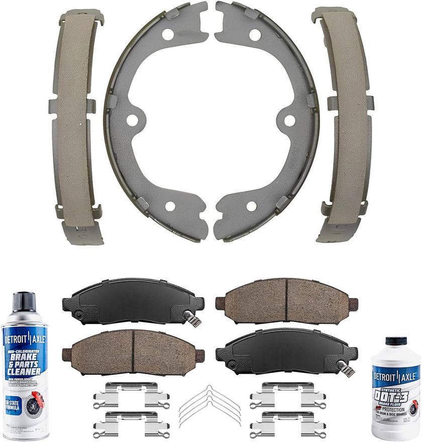 Main Image - Front Brake Pads Rear Shoes