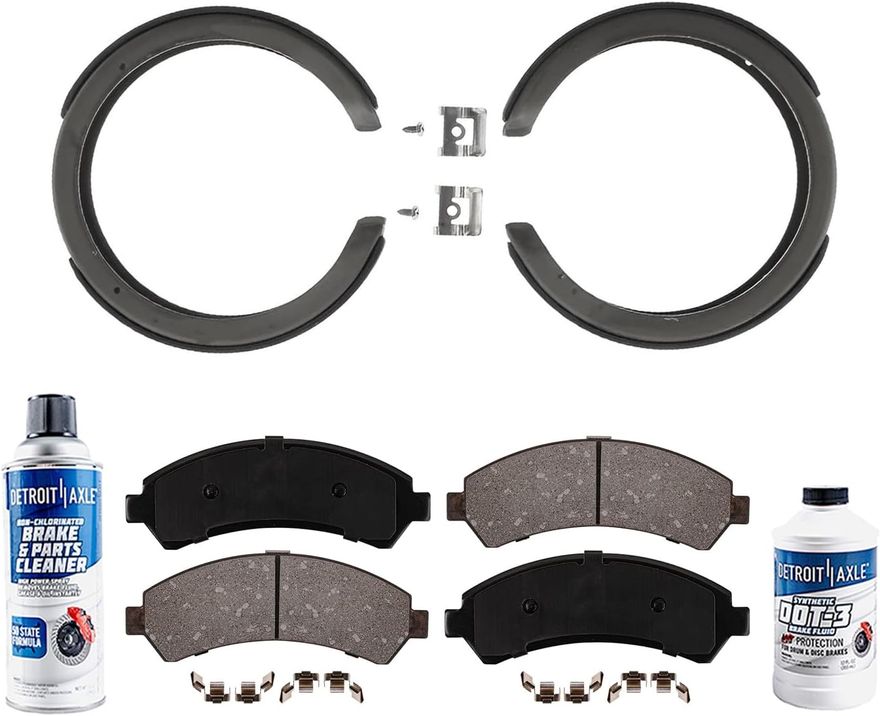 Main Image - Front Brake Pads Rear Shoes