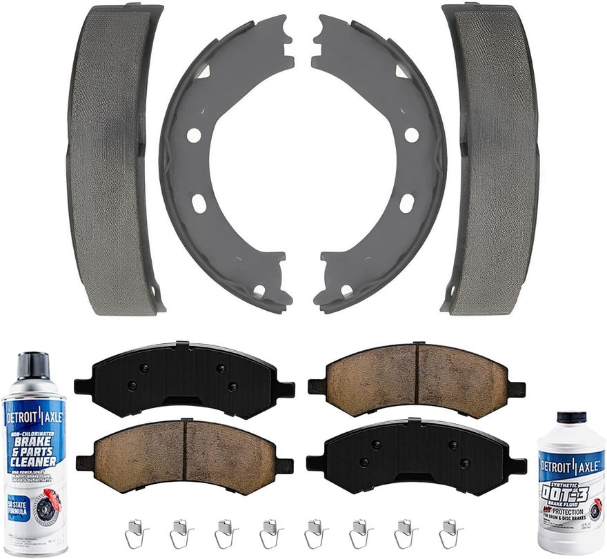 Main Image - Front Brake Pads Rear Shoes