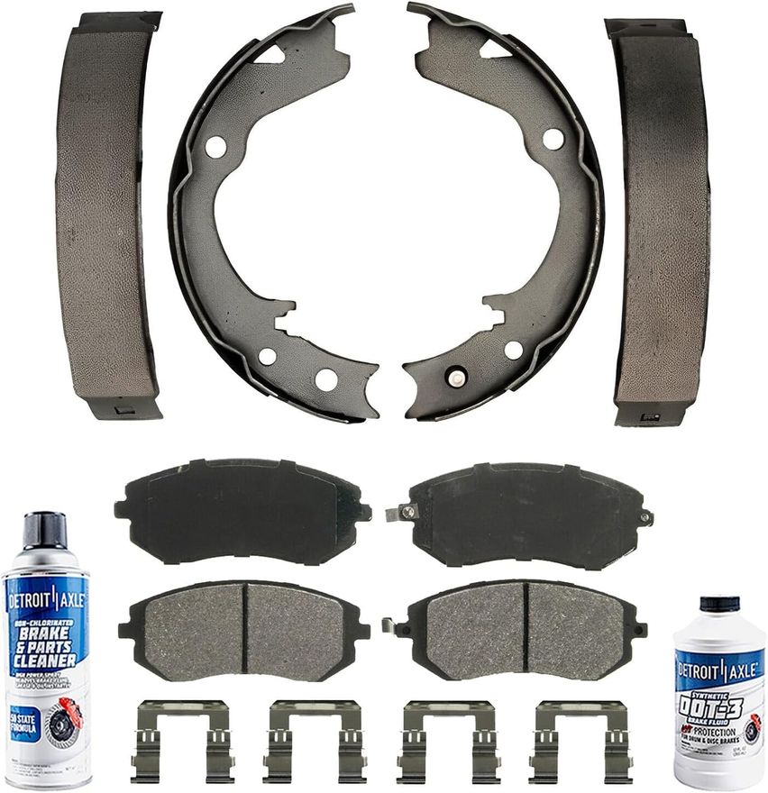 Main Image - Front Brake Pads Rear Shoes