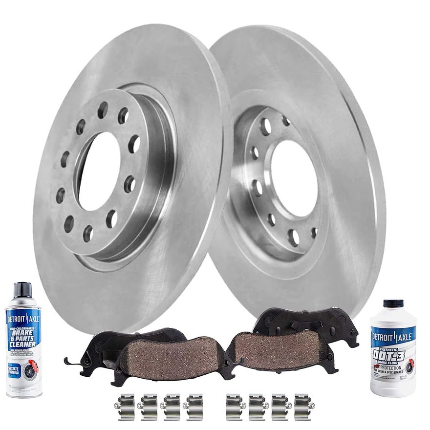 Main Image - Rear Disc Rotors Brake Pads