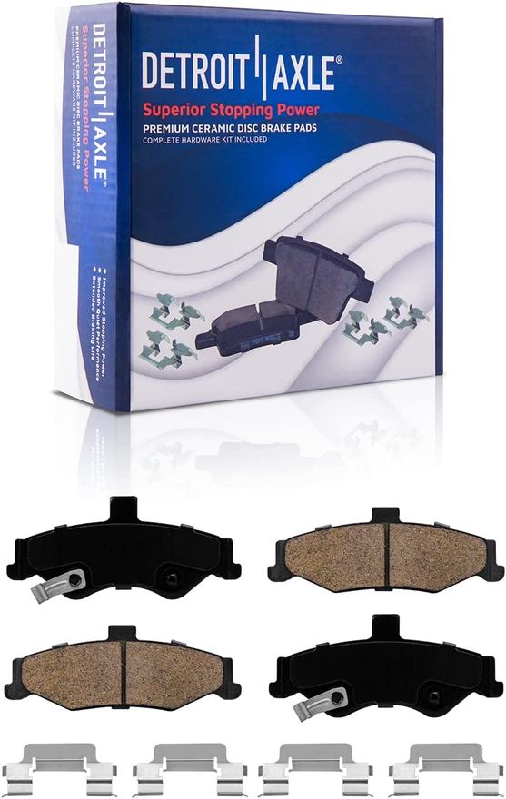 Rear Ceramic Brake Pads - P-750 x2