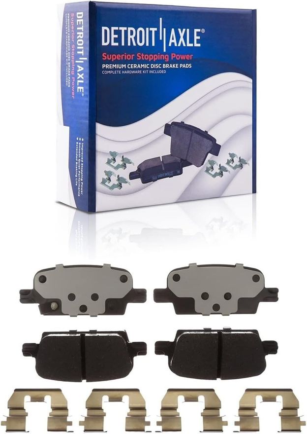 Rear Ceramic Brake Pad - P-1921 x2