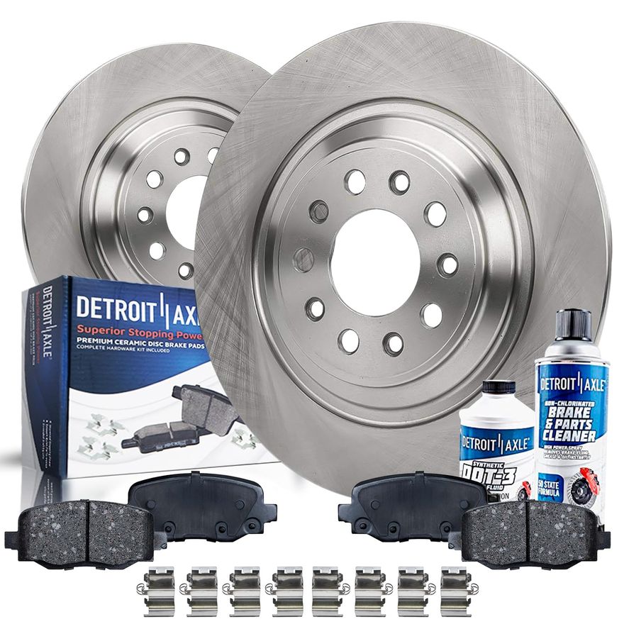 Main Image - Rear Disc Rotors Brake Pads