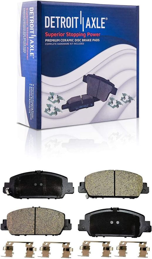 Transit Auto Front Coated Disc Brake Rotors And Ceramic Pads