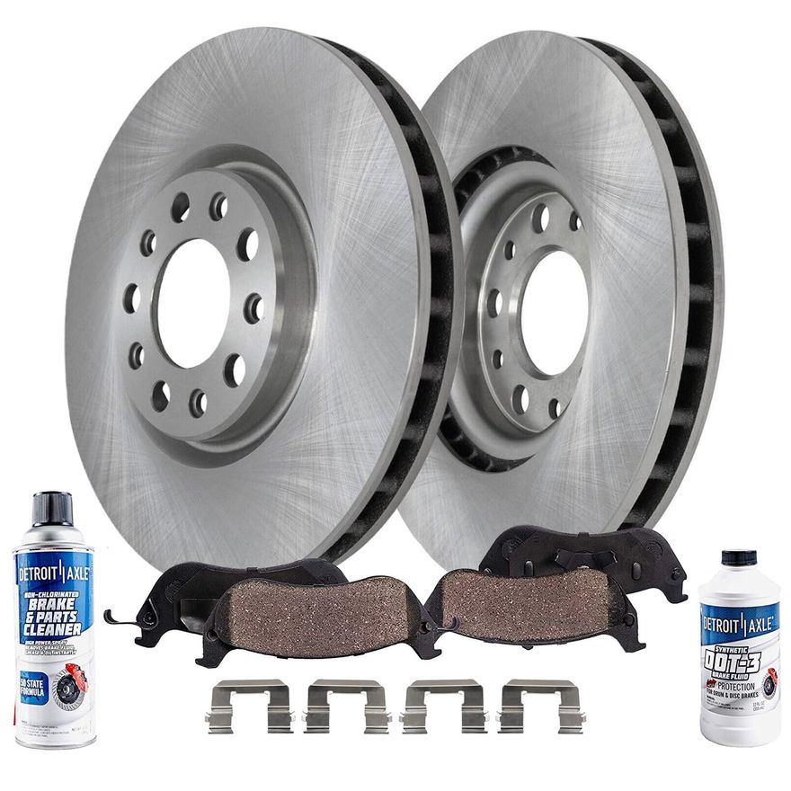 Main Image - Front Disc Rotors Brake Pads