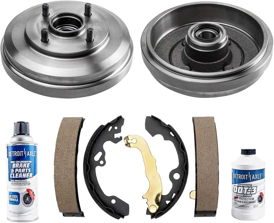 Main Image - Rear Brake Drums Shoes Kit