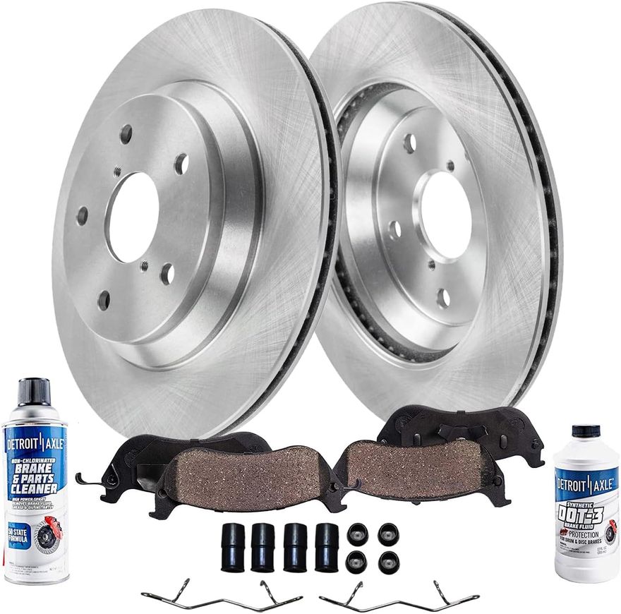 Main Image - Rear Disc Rotors Brake Pads