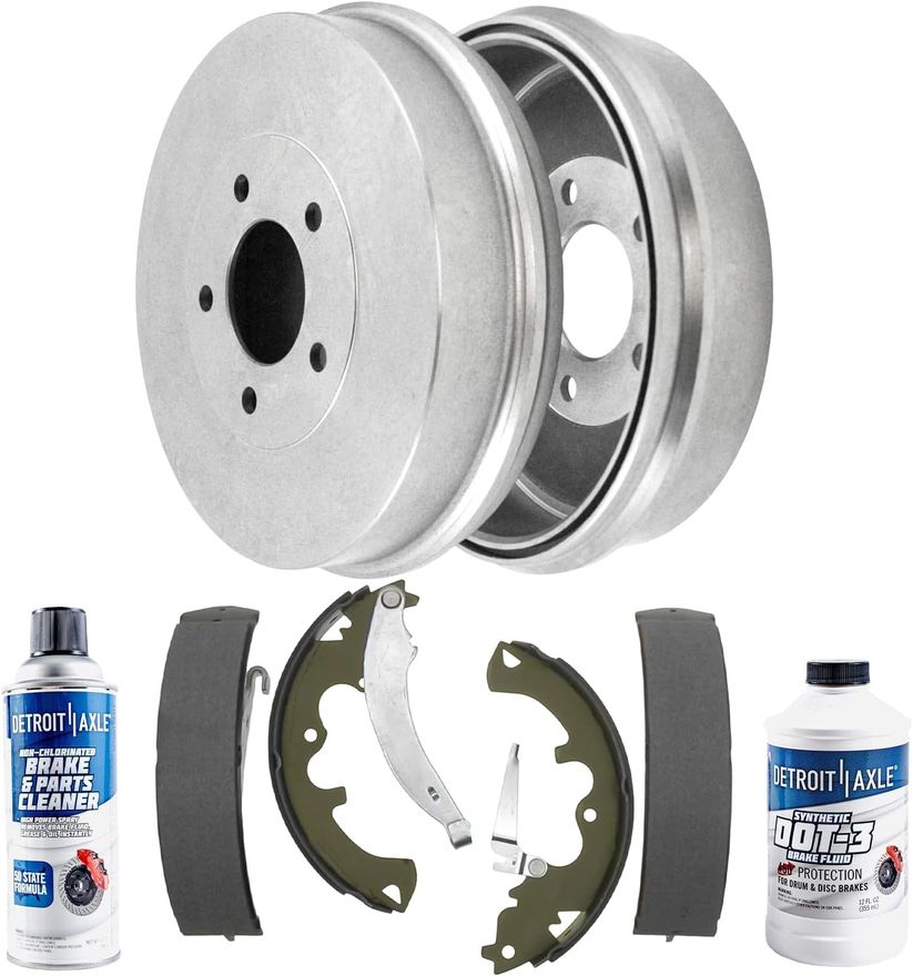 Main Image - Rear Brake Drums Shoes Kit