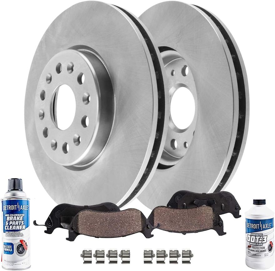 Main Image - Front Disc Rotors Brake Pads Kit