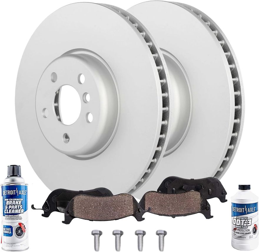 Main Image - Front Disc Rotors Brake Pads