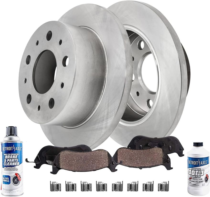 Main Image - Rear Disc Rotors Brake Pads