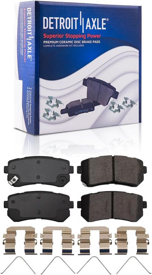 Rear Ceramic Brake Pad - P-1856 x2