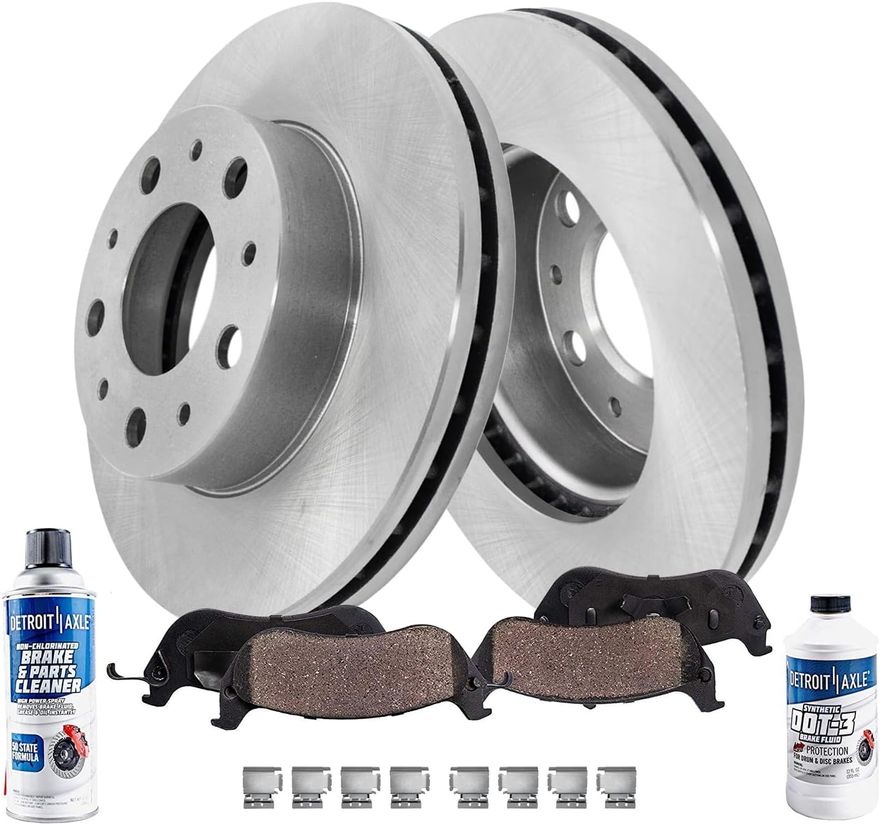 Main Image - Front Disc Rotors Brake Pads