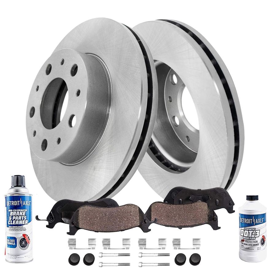 Main Image - Front Disc Rotors Brake Pads