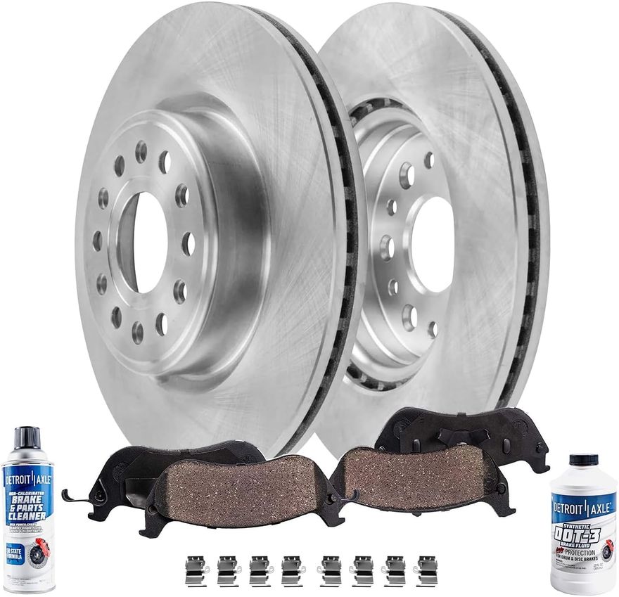 Main Image - Front Disc Rotors Brake Pads